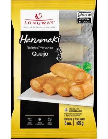 HARUMAKI PRONTA QUEIJO C/5 185 GR LONG WAY