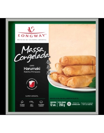 MASSA DE HARUMAKI LONG WAY 16X16 350G
