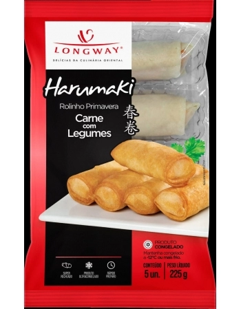 HARUMAKI PRONTA CARNE C/ LEGUMES C/5 LONG WAY