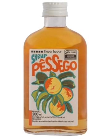 PREPARADO ALIMENTÍCIO SABOR PÊSSEGO (FLAVOR HOUSE) - 200ML