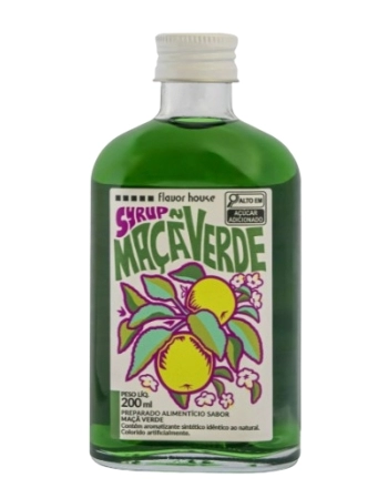 PREPARADO ALIMENTÍCIO SABOR MAÇA VERDE (FLAVOR HOUSE) - 200ML