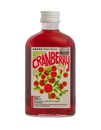 PREPARADO ALIMENTÍCIO SABOR CRAMBERRY (FLAVOR HOUSE) - 200ML