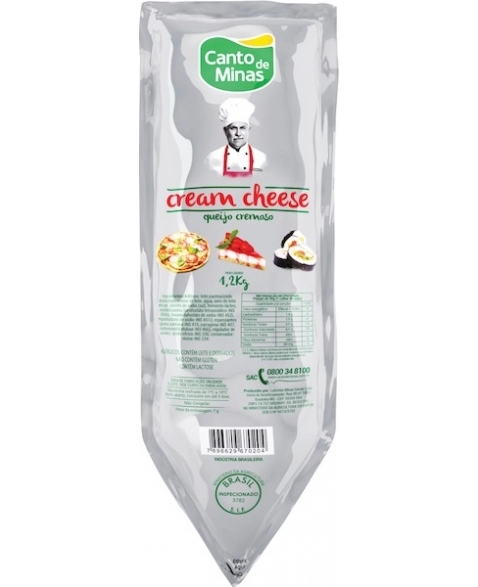 BISNAGA CREAM CHEESE CANTO DE MINAS 1,2KG