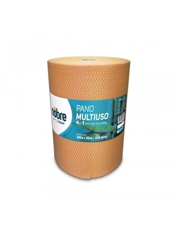 PANO MULTIUSO SLIM 28CM X 240M LARANJA NOBRE