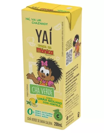 YAI CHA VERDE TM LIMAO SICI C/ HORT 200ML